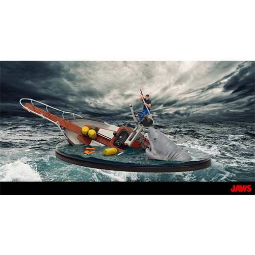 【入荷中止】ジョーズ JAWS/ オルカ号 ジオラマスタチュー - イメージ画像