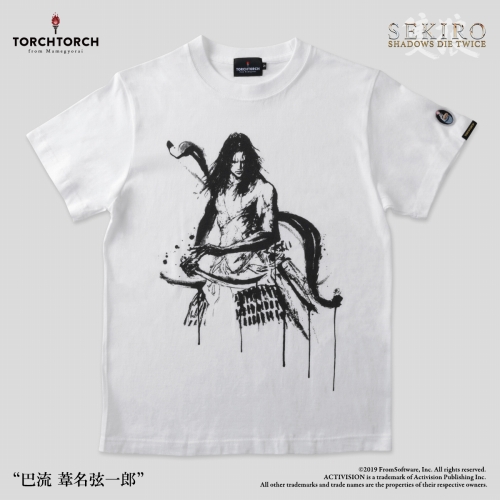 SEKIRO: SHADOWS DIE TWICE × TORCH TORCH/ Tシャツコレクション: 巴流 葦名弦一郎 白 Sサイズ