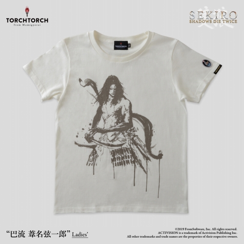 SEKIRO: SHADOWS DIE TWICE × TORCH TORCH/ Tシャツコレクション: 巴流 葦名弦一郎 生成 レディース Mサイズ