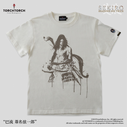SEKIRO: SHADOWS DIE TWICE × TORCH TORCH/ Tシャツコレクション: 巴流 葦名弦一郎 生成 Sサイズ