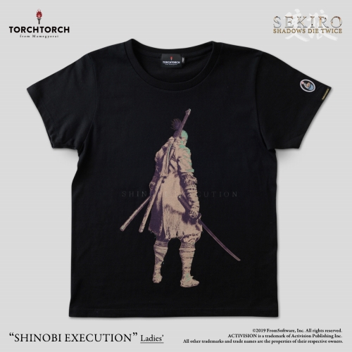 SEKIRO: SHADOWS DIE TWICE × TORCH TORCH/ Tシャツコレクション: SHINOBI EXECUTION 黒 レディース Mサイズ