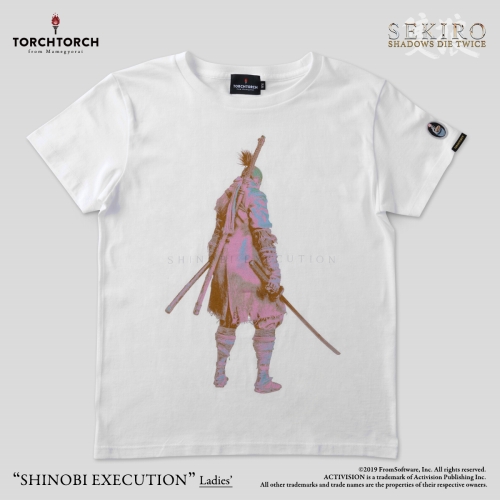 SEKIRO: SHADOWS DIE TWICE × TORCH TORCH/ Tシャツコレクション: SHINOBI EXECUTION 白 レディース Mサイズ