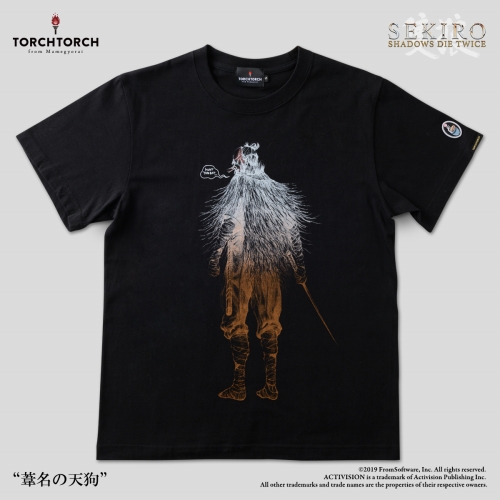 SEKIRO: SHADOWS DIE TWICE × TORCH TORCH/ Tシャツコレクション: 葦名の天狗 黒 Lサイズ