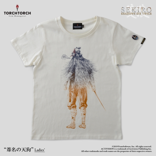 SEKIRO: SHADOWS DIE TWICE × TORCH TORCH/ Tシャツコレクション: 葦名の天狗 生成 レディース Mサイズ