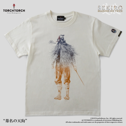 SEKIRO: SHADOWS DIE TWICE × TORCH TORCH/ Tシャツコレクション: 葦名の天狗 生成 Sサイズ