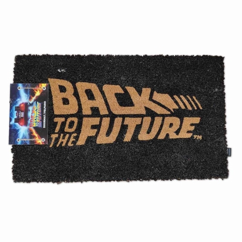 バック・トゥ・ザ・フューチャー/ Back to the Future ロゴ ドアマット