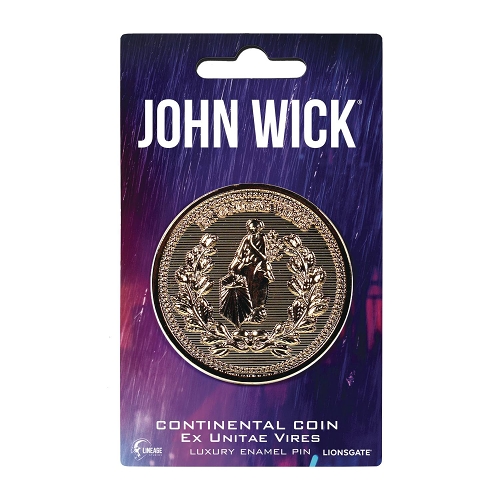 JOHN WICK CONTINENTAL COIN ENAMEL PIN / JUL202553