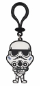 STAR WARS STORMTROOPER PVC SOFT TOUCH BAG CLIP / AUG202488