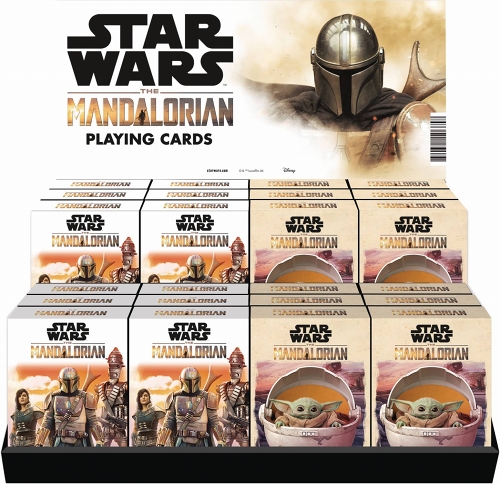 STAR WARS THE MANDALORIAN PLAYING CARD 24PC DS / AUG202491