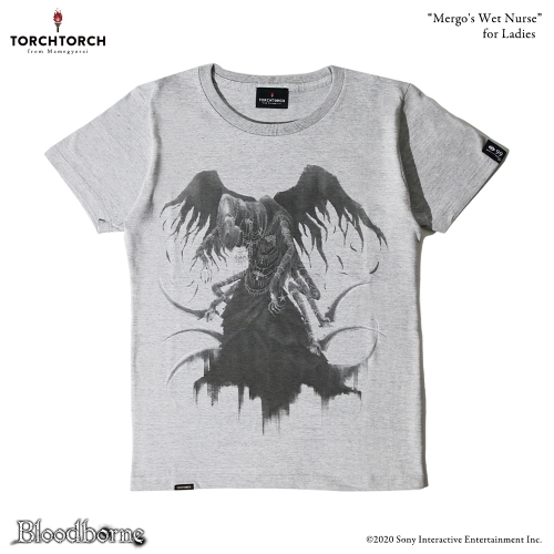 Bloodborne × TORCH TORCH/ Tシャツコレクション: メルゴーの乳母 ヘザーグレー レディース Mサイズ