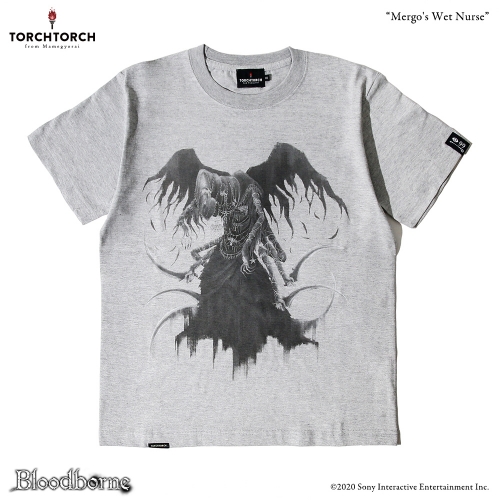 Bloodborne × TORCH TORCH/ Tシャツコレクション: メルゴーの乳母 ヘザーグレー Mサイズ