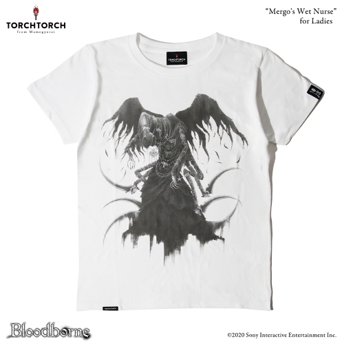 Bloodborne × TORCH TORCH/ Tシャツコレクション: メルゴーの乳母 ホワイト レディース Mサイズ