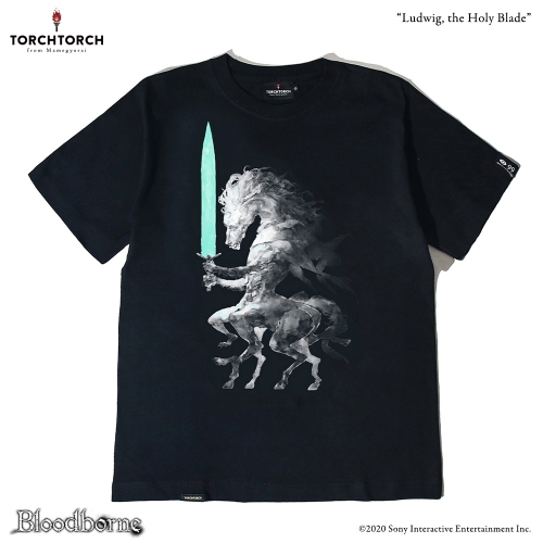 Bloodborne × TORCH TORCH/ Tシャツコレクション: 聖剣のルドウイーク ブラック Lサイズ
