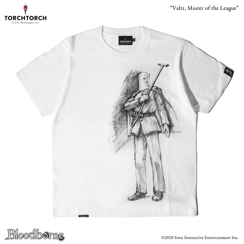 Bloodborne × TORCH TORCH/ Tシャツコレクション: 連盟の長、ヴァルトール ホワイト XXLサイズ