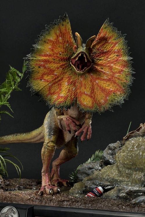 レガシーミュージアムコレクション/ ジュラシック・パーク: ディロフォサウルス 1/6 スタチュー LMCJP-06 - イメージ画像