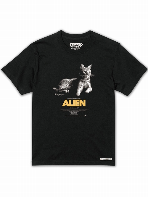 ALIEN artwork by Rockin' Jelly Bean/ ジョーンズ Tシャツ ブラック サイズM