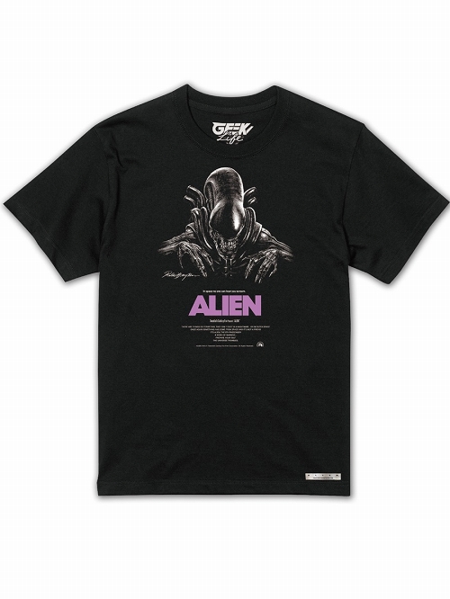 ALIEN artwork by Rockin' Jelly Bean/ エイリアン ビッグチャップ Tシャツ ブラック サイズS