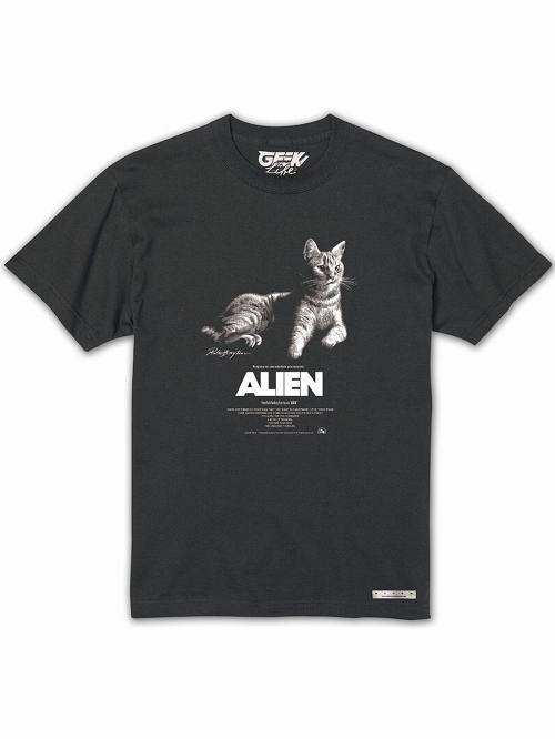 ALIEN artwork by Rockin' Jelly Bean/ ジョーンズ Tシャツ インクブラック サイズL