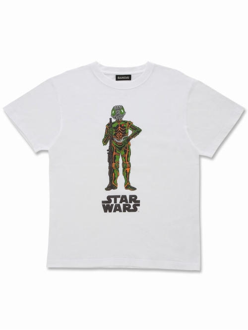 スターウォーズ（STAR WARS）: 賞金稼ぎ/バウンティーハンター Tシャツ / 4-LOM ホワイト サイズXL（2566896）