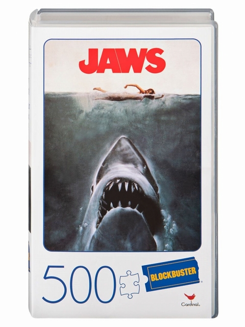 ブロックバスター VHS ビデオテープシリーズ/ JAWS ジョーズ 500ピース パズル - イメージ画像