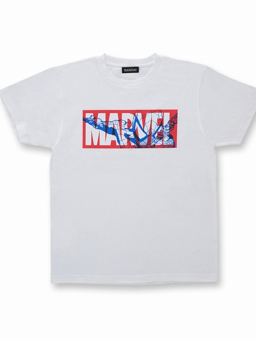 マーベルコミックス/ スパイダーマン ボックスロゴ Tシャツ ホワイト サイズL 2569975