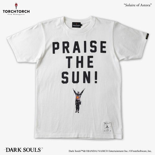 ダークソウル × TORCH TORCH/ Tシャツコレクション アンコール: 太陽の戦士ソラール バニラホワイト Sサイズ