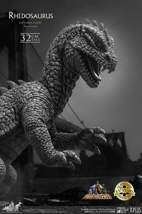 原子怪獣現わる The Beast from 20,000 Fathom/ リドサウルス ソフビ スタチュー モノクロ ver