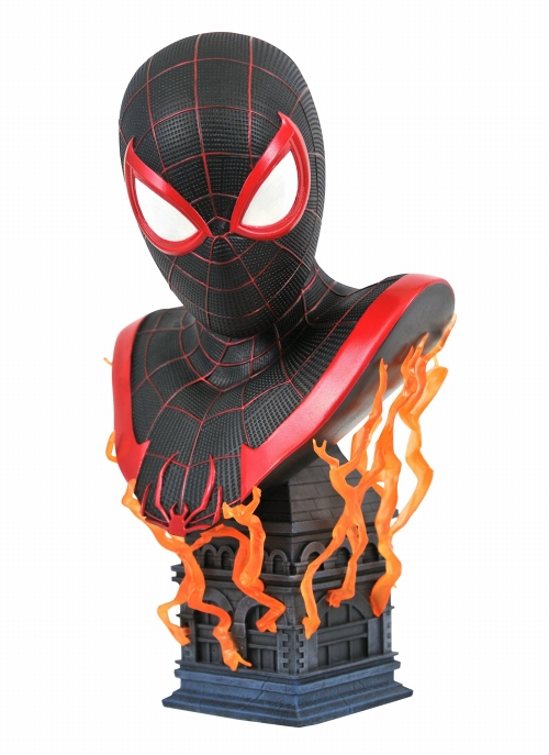 3Dレジェンズ/ Marvel's Spider-Man Miles Morales: マイルス・モラレス バスト - イメージ画像