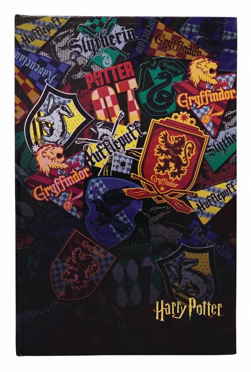 HARRY POTTER SCHOOL CRESTS JOURNAL WITH WAND PEN / MAR212489