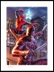 マーベルコミック/ デアデビル＆スパイダーマン by フェリペ・マッサフェラ アートプリント