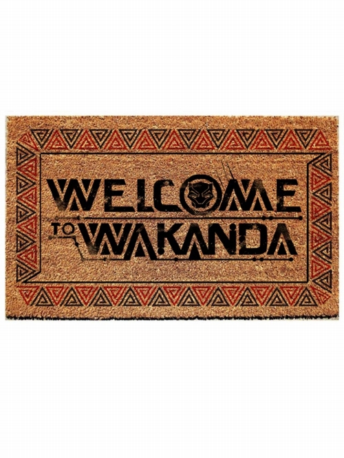 BLACK PANTHER/ Welcome to Wakanda ドアマット - イメージ画像