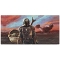 SW THE MANDALORIAN SUNSET WITH GROGRU 6.5IN WOOD ART / MAY212742