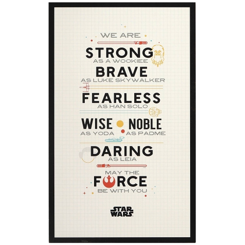 STAR WARS CONSTITUTION 25IN WOOD WALL ART / MAY212744