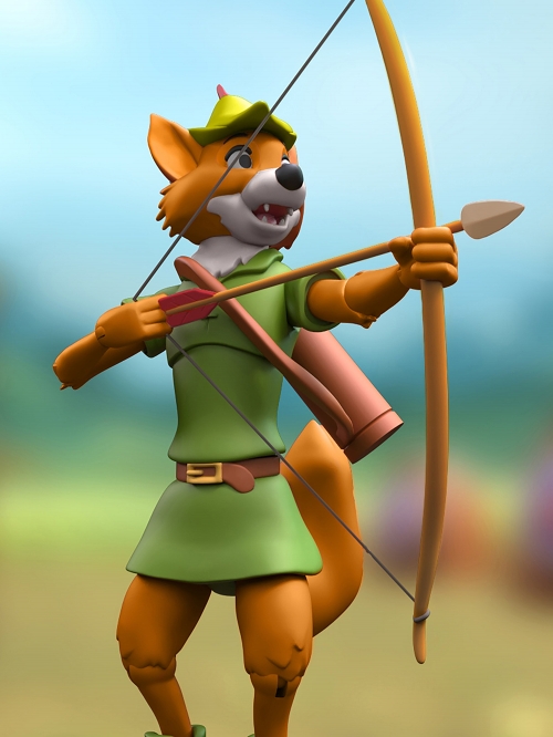 ディズニー wave 2/ Robin Hood: ロビン・フッド ストークコスチューム アルティメイト 7インチ アクションフィギュア
