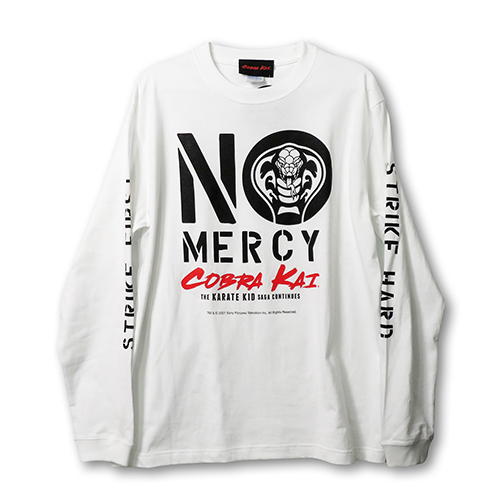 コブラ会 Cobra Kai/ NO MERCY ロングスリーブTシャツ ホワイト Sサイズ