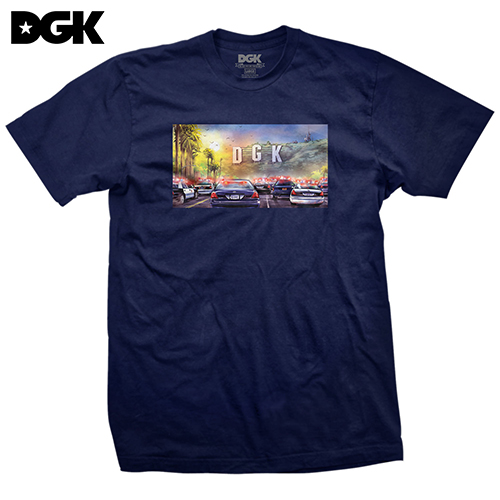 DGK/ チェイス Tシャツ ネイビー US Lサイズ - イメージ画像