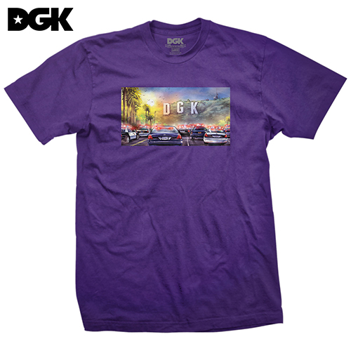 DGK/ チェイス Tシャツ パープル US Lサイズ - イメージ画像