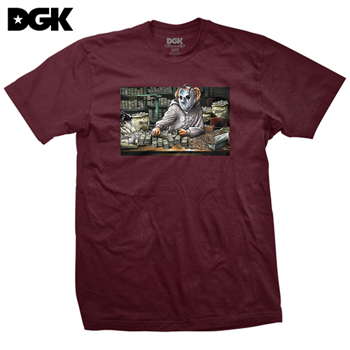DGK/ コインティン ラックス Tシャツ（バーガンディ）: US XLサイズ