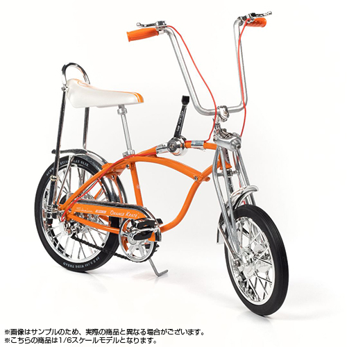 【入荷中止】SCHWINN（シュウィン）/ "Orange Krate"（オレンジ・カラテ）Bicycle 1/6スケール ダイキャストモデル AMTD001 - イメージ画像