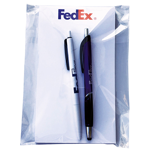 FedEx（フェデックス）/ メモパッドセット（ボールペン付き）