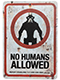 第9地区/ No Humans Allowed（人間立ち入り禁止）看板 レプリカ