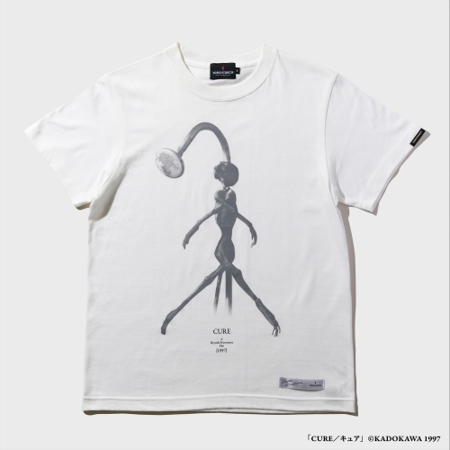 TORCH TORCH/ 黒沢清 アパレルコレクション: CURE キュア シャワーヘッド T-Shirt ホワイト XLサイズ