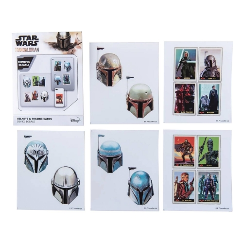 SW MANDALORIAN HELMETS AND TRADING CARDS DEVICE DECALS / AUG213152