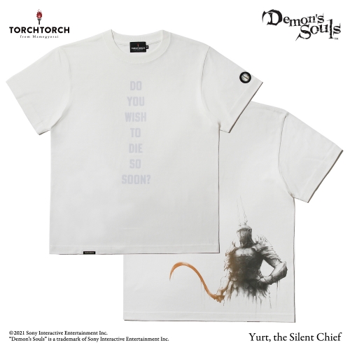 Demon's Souls × TORCH TORCH/ Tシャツコレクション: 沈黙の長ユルト バニラホワイト Sサイズ