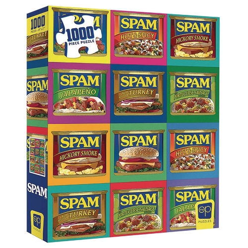 SPAM BRAND SIZZLE PORK & MMM 1000 PC PUZZLE / SEP213009