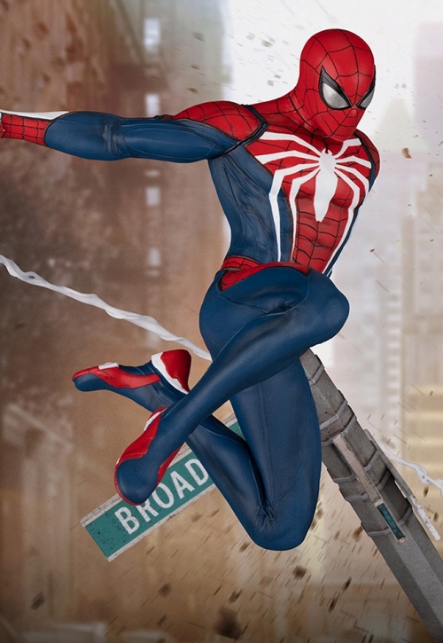 Marvel Spider-Man/ スパイダーマン アドバンスドスーツ 1/6 ジオラマ スタチュー