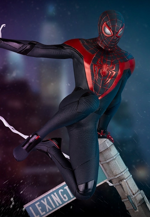 Marvel Spider-Man/ スパイダーマン マイルス・モラレス 1/6 ジオラマ スタチュー - イメージ画像