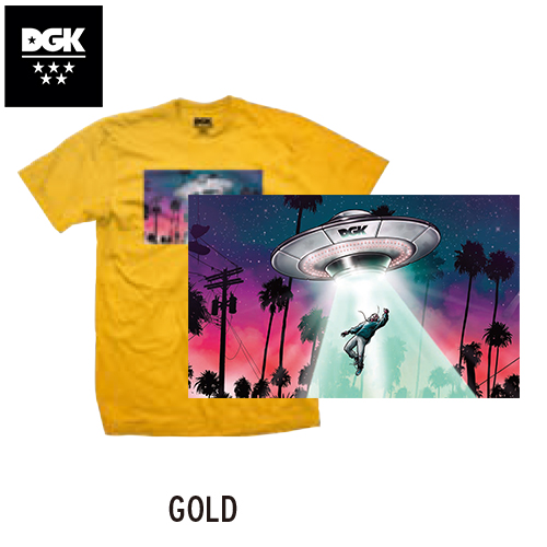 DGK/ ビジター Tシャツ（ゴールド）: US Mサイズ