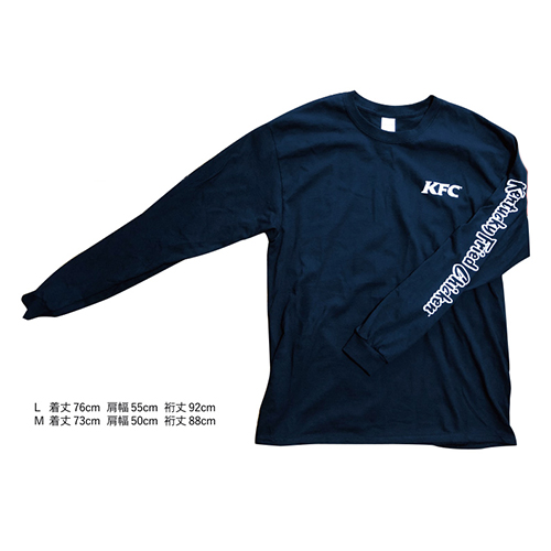 KFC（ケンタッキーフライドチキン）/ ロングスリーブTシャツ ブラック（US Mサイズ）