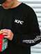 KFC（ケンタッキーフライドチキン）/ ロングスリーブTシャツ ブラック（US Mサイズ）